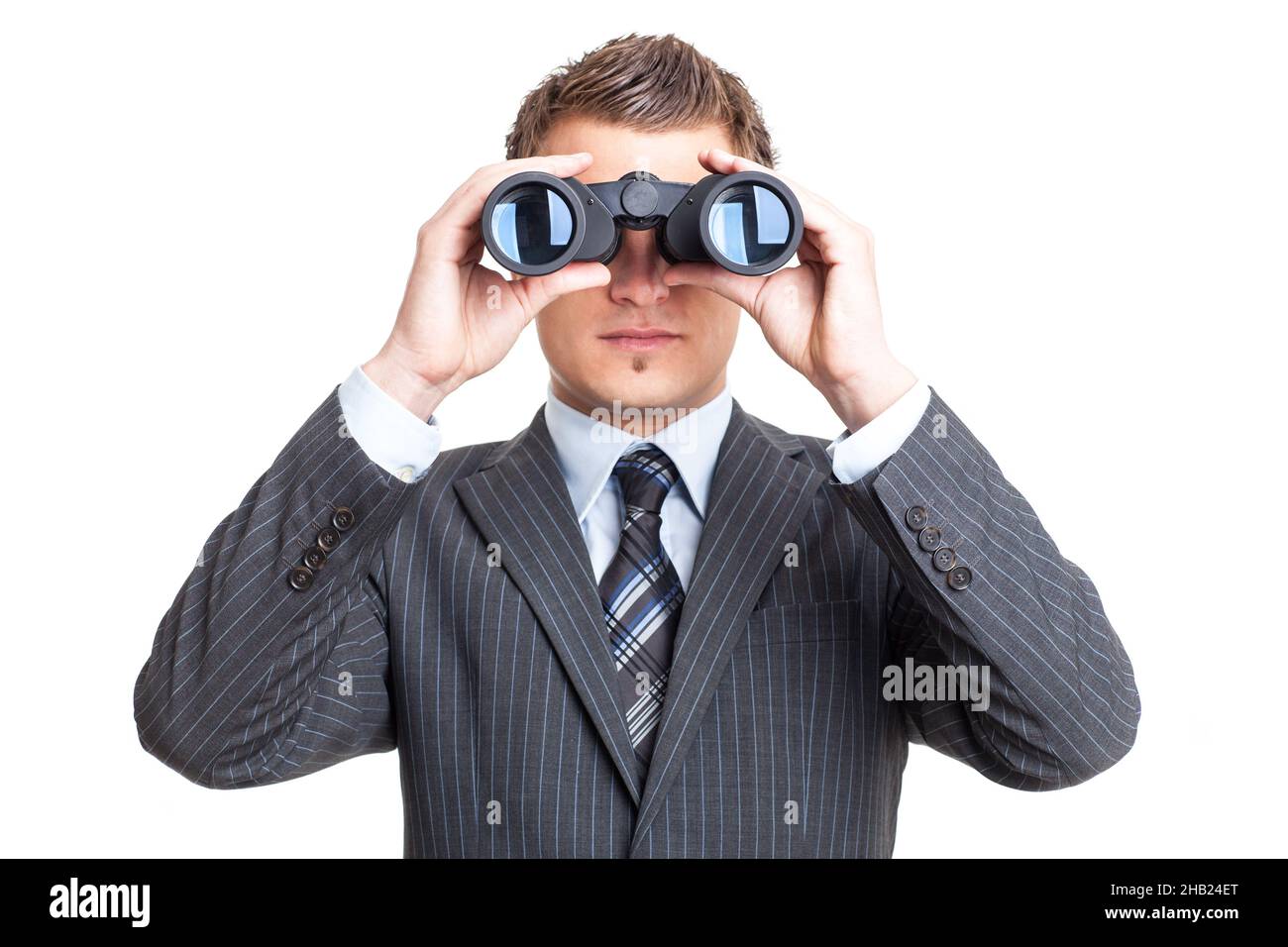 jumelles, homme, main, espion, futur,stalker, mains, perspective, homme  d'affaires, montre,lunettes, vue d'ensemble, regarder, regarder,  regarder,alerte, sécurité, voir, le Photo Stock - Alamy