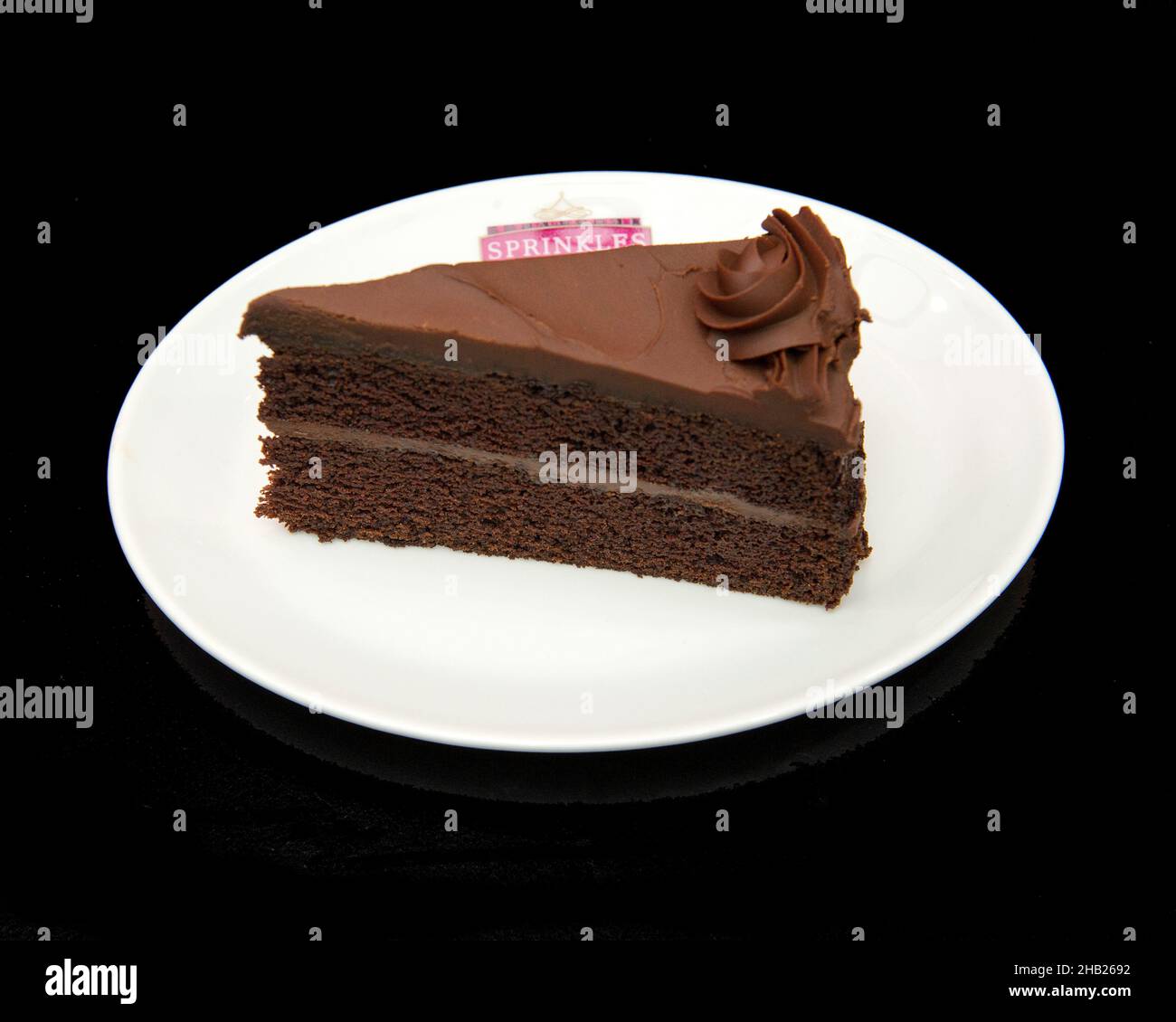 Gâteau au chocolat belge Banque D'Images