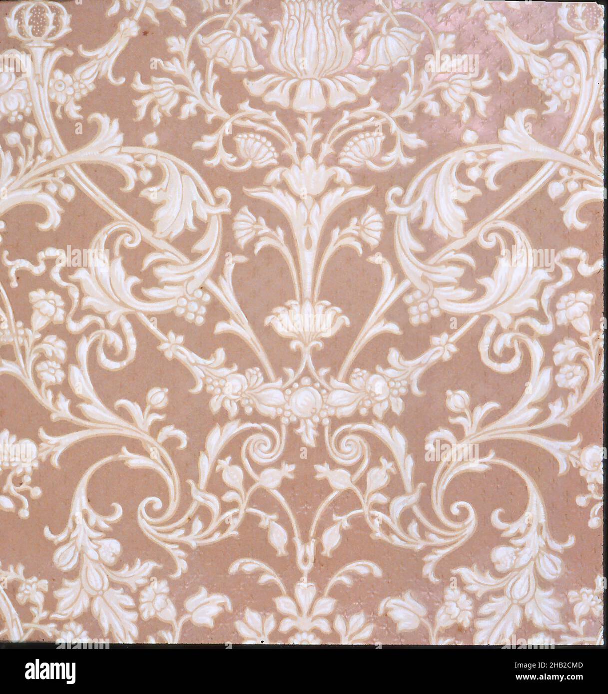 Papier peint, papier, env.1900, 22 1/2 x 24 1/4 po, 57,2 x 61,6 cm Photo  Stock - Alamy