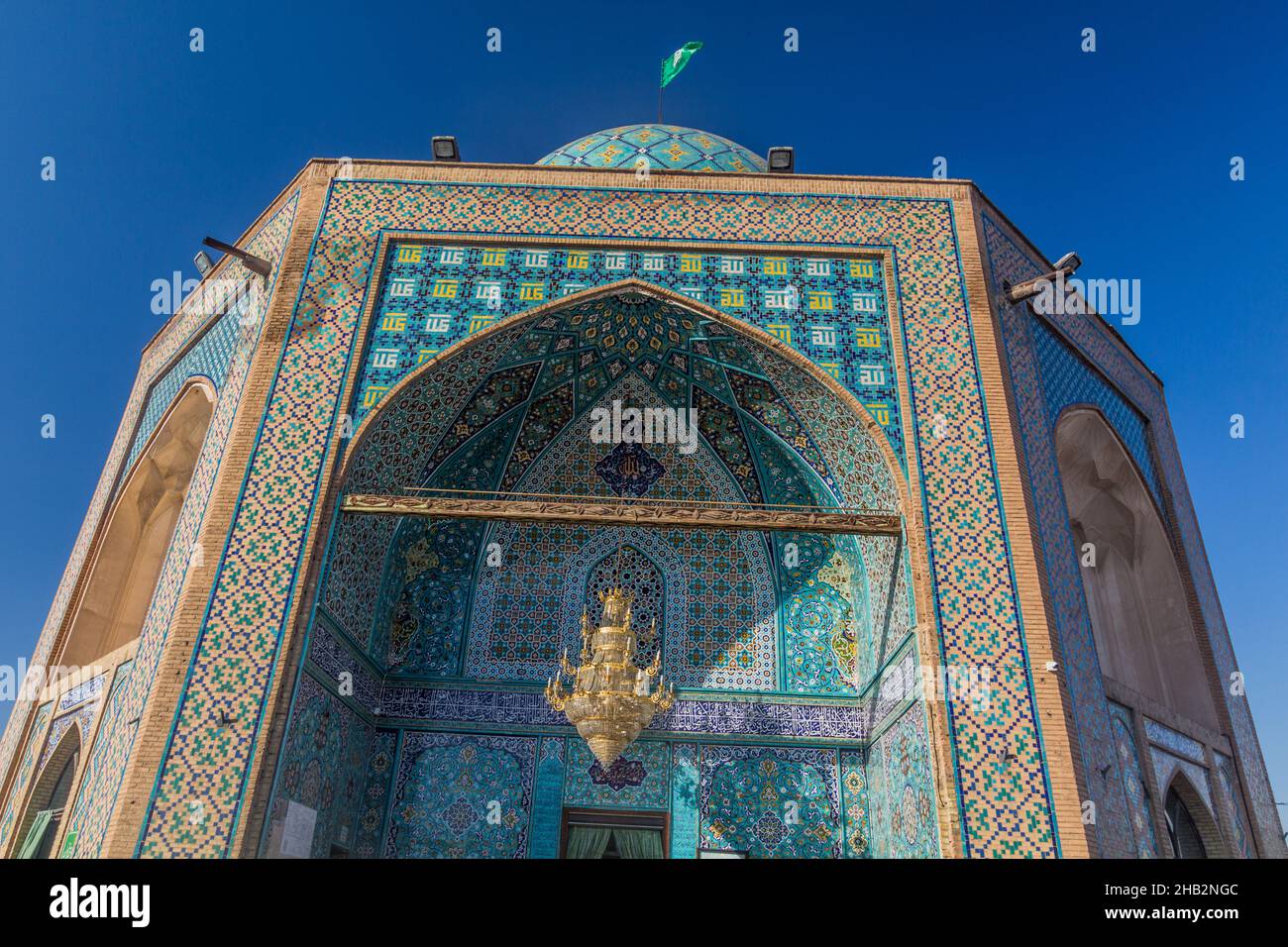 Sanctuaire d'Imamzadeh Emamzadeh Hossein à Qazvin, en Iran Banque D'Images