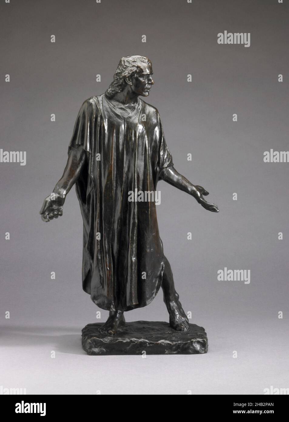 Jean de Fiennes, Auguste Rodin, français, 1840–1917, c.1895,Bronze, Paris, Île-de-France, France, Europe,Métal, sculpture, 18 1/8 x 11 5/8 x 5 3/4 po.(46 x 29,5 x 14,6 cm Banque D'Images