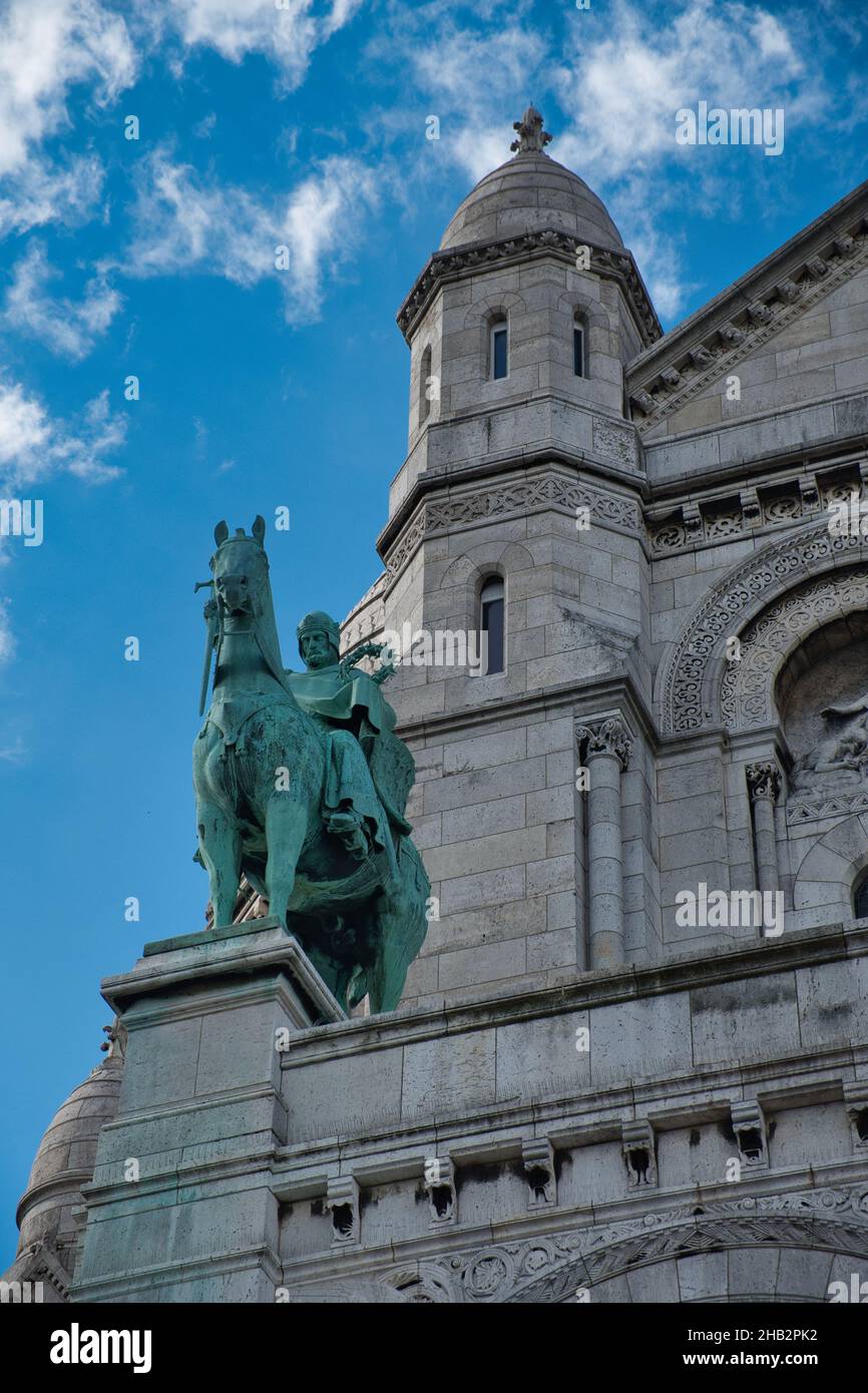 Photo de la Basilique Sacré coeur à l'époque Banque D'Images