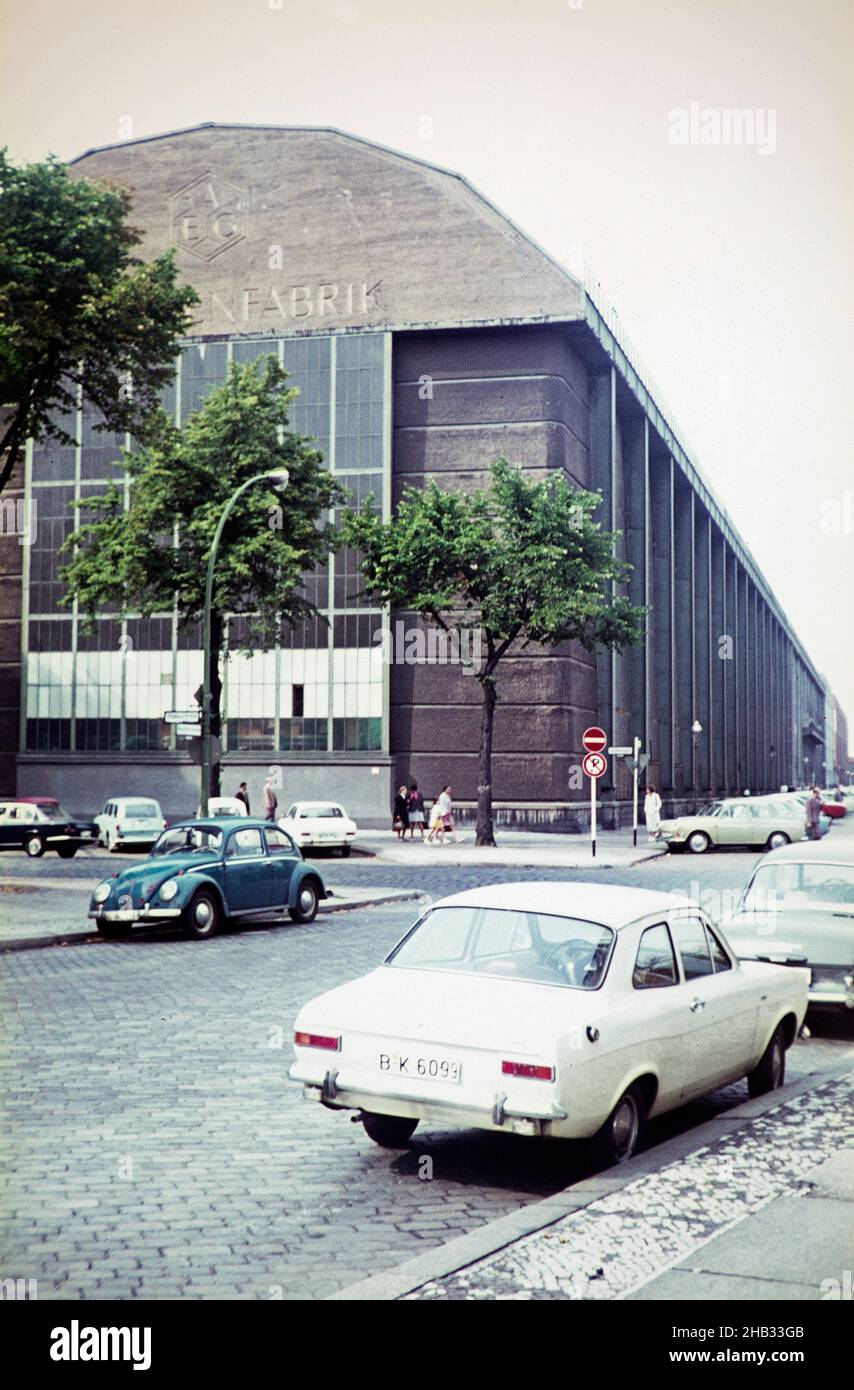 Usine de turbine AEG, AEG-Turbinenfabrik, Berlin, Allemagne l'architecte des années 1960 Peter Behrens construit en 1909 Banque D'Images