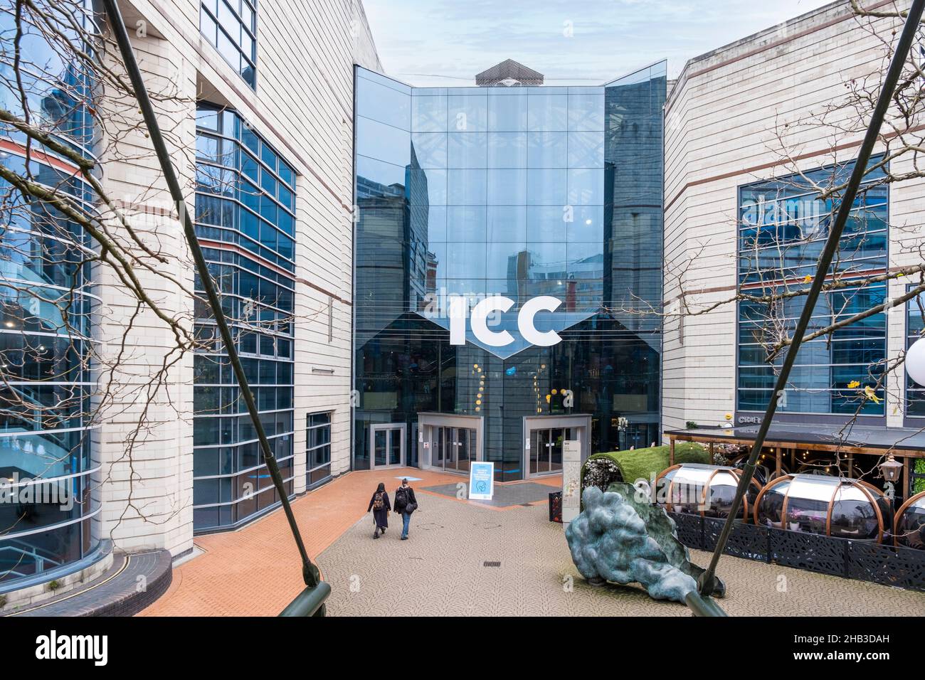Le centre de congrès international du centre-ville de Birmingham Banque D'Images