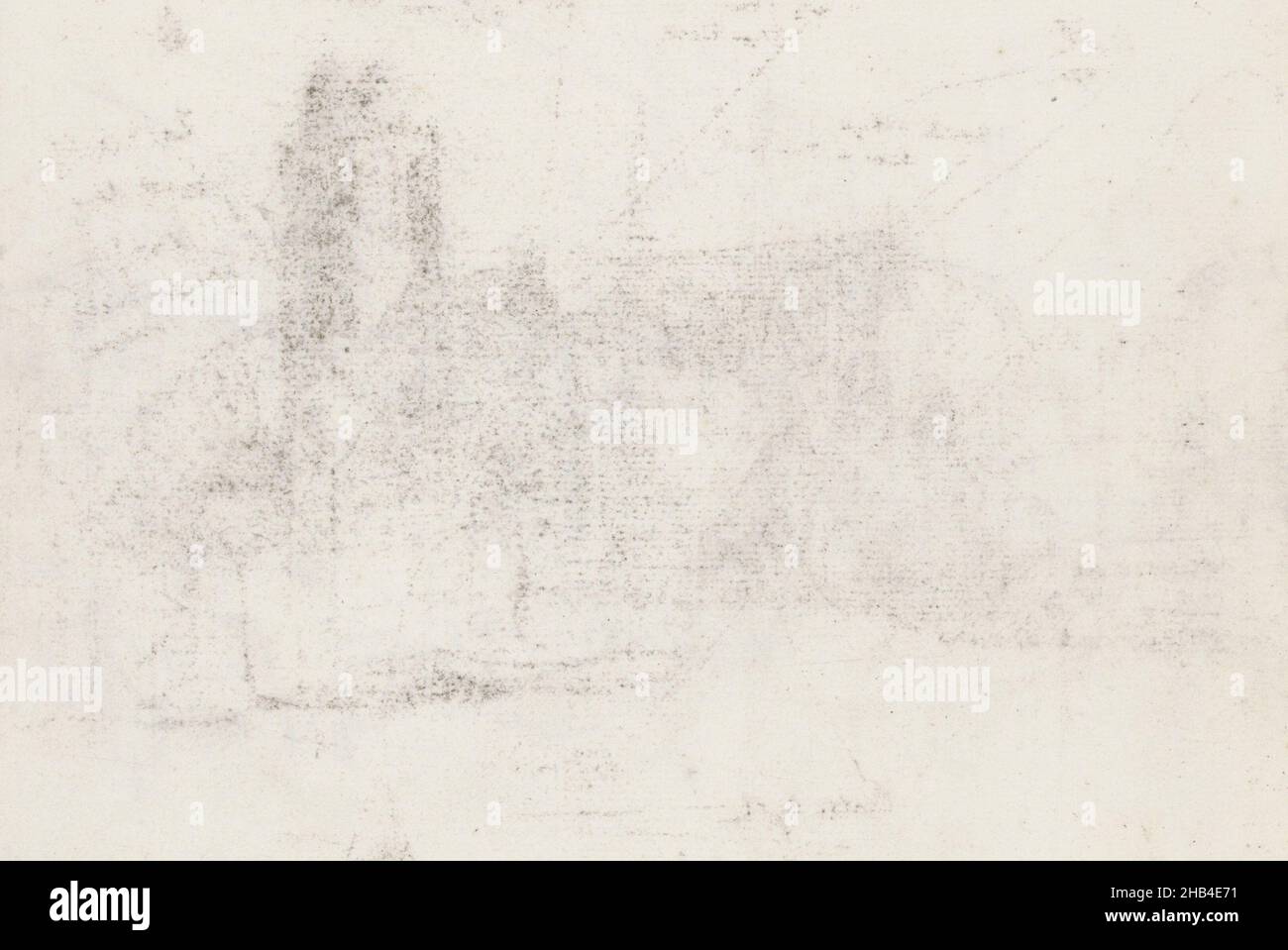 Page 13 d'un carnet de 17 pages, Aflagsch du dessin à la craie, page 12, rapporteur pour avis: Willem Witsen, c.1897 - c.1899, Willem Witsen, ch.1897 - c.1899 Banque D'Images