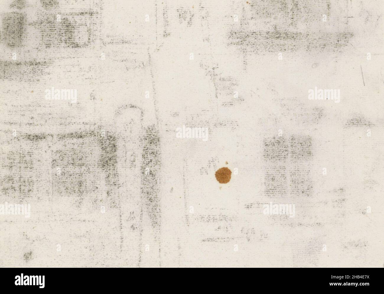 Page 20 d'un carnet de 17 pages, Aflagsch du dessin à la craie, page 21, rapporteur pour avis: Willem Witsen, c.1897 - c.1899, Willem Witsen, ch.1897 - c.1899 Banque D'Images