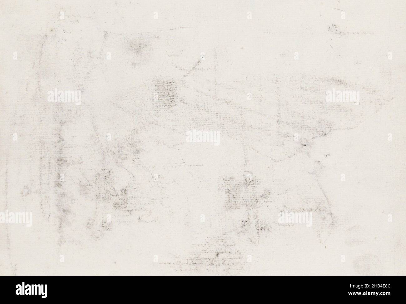 Page 3 d'un carnet de 17 pages, Aflagsch du dessin à la craie, page 2, rapporteur pour avis: Willem Witsen, c.1897 - c.1899, Willem Witsen, ch.1897 - c.1899 Banque D'Images