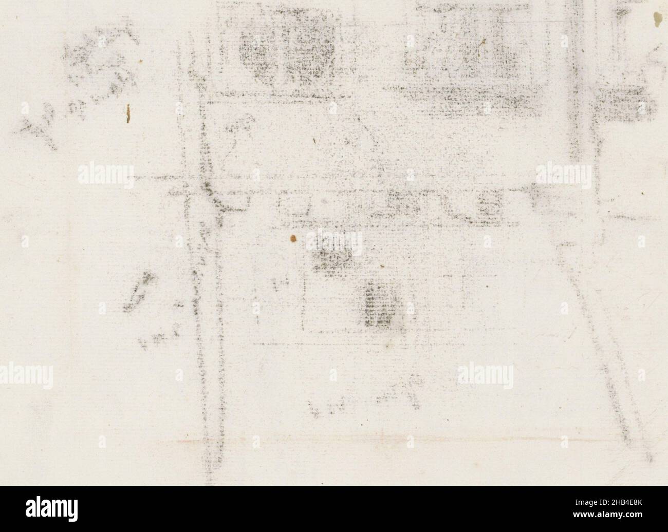 Page 22 d'un carnet de 17 pages, Aflagsch du dessin à la craie, page 23, rapporteur pour avis: Willem Witsen, c.1897 - c.1899, Willem Witsen, ch.1897 - c.1899 Banque D'Images