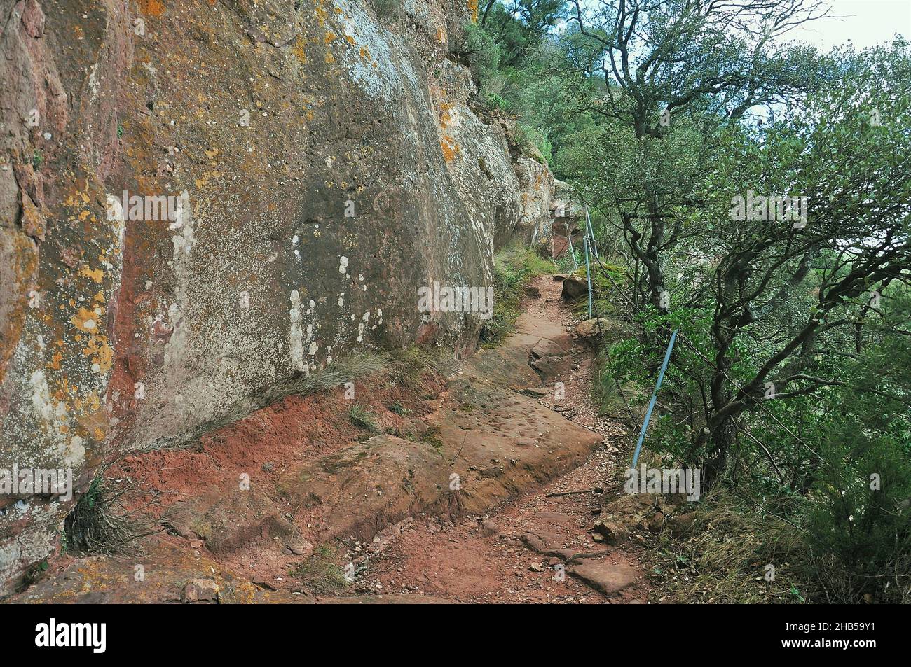 Grotte de Nialó de Montblanc dans la région de Conca de Barbera province de Tarragone, Catalogne, Espagne Banque D'Images