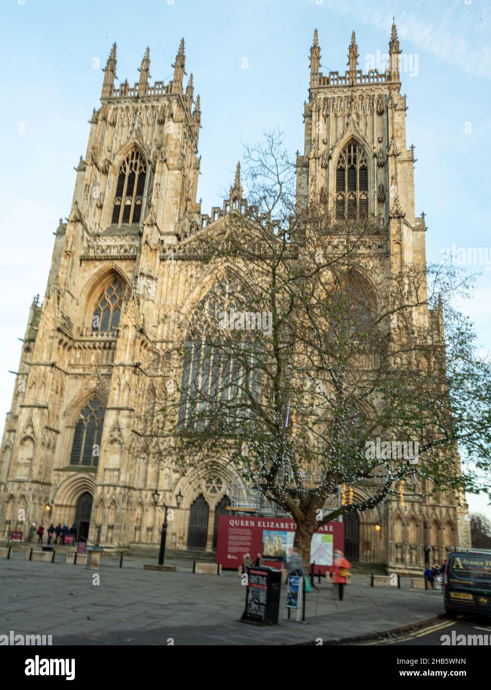 Extérieur de la cathédrale de York Banque D'Images