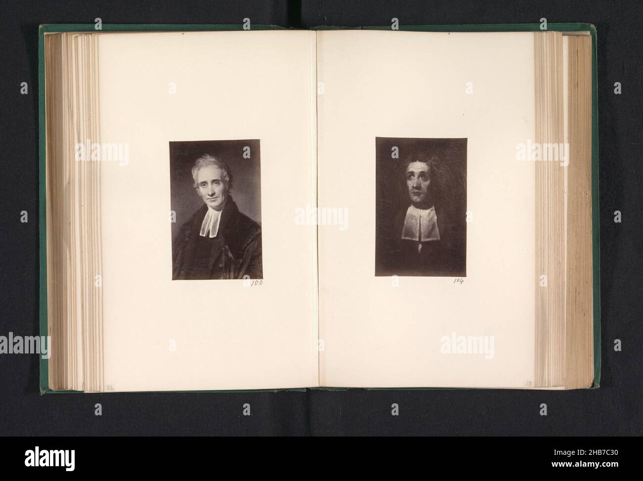 Photoréproduction d'une peinture, représentant un portrait d'Edward Irving, Thomas Annan, d'après : William Dyce, c.1863 - avant 1868, support photographique, imprimé albumine, hauteur 90 mm × largeur 60 mm Banque D'Images