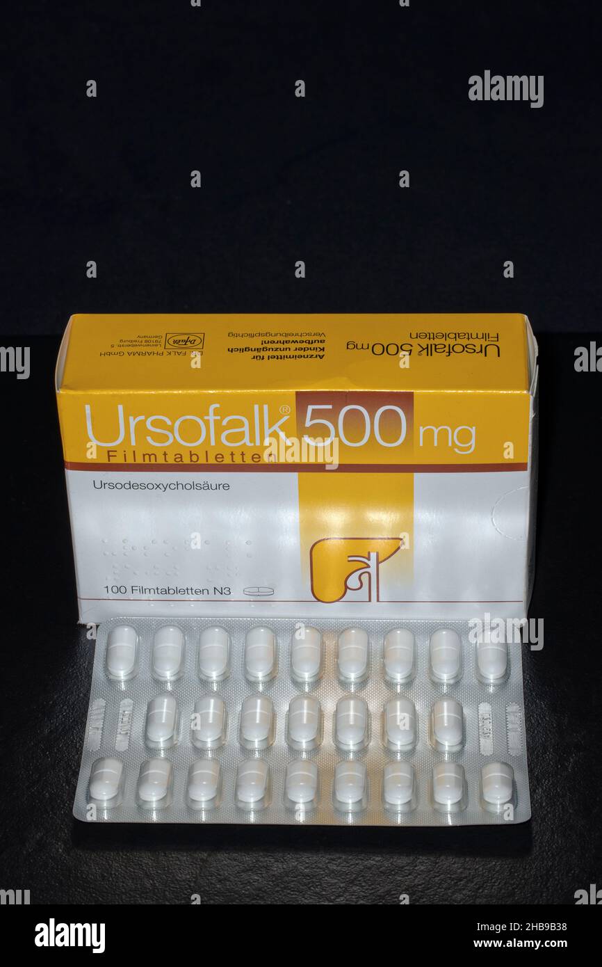 Ursocrak 500 mg Banque D'Images