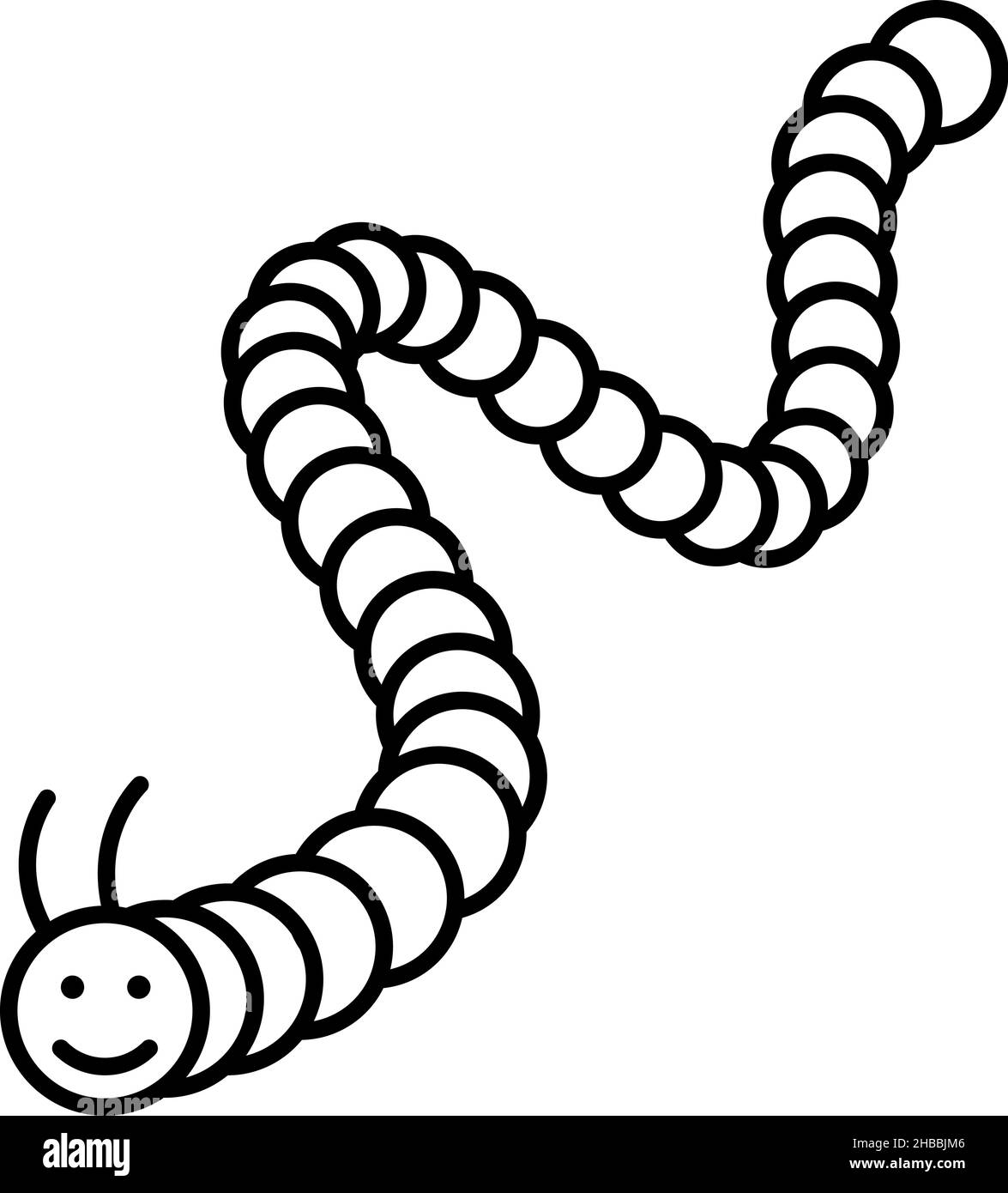 Icône Contour d'intersection Caterpillar vecteur Illustration de Vecteur