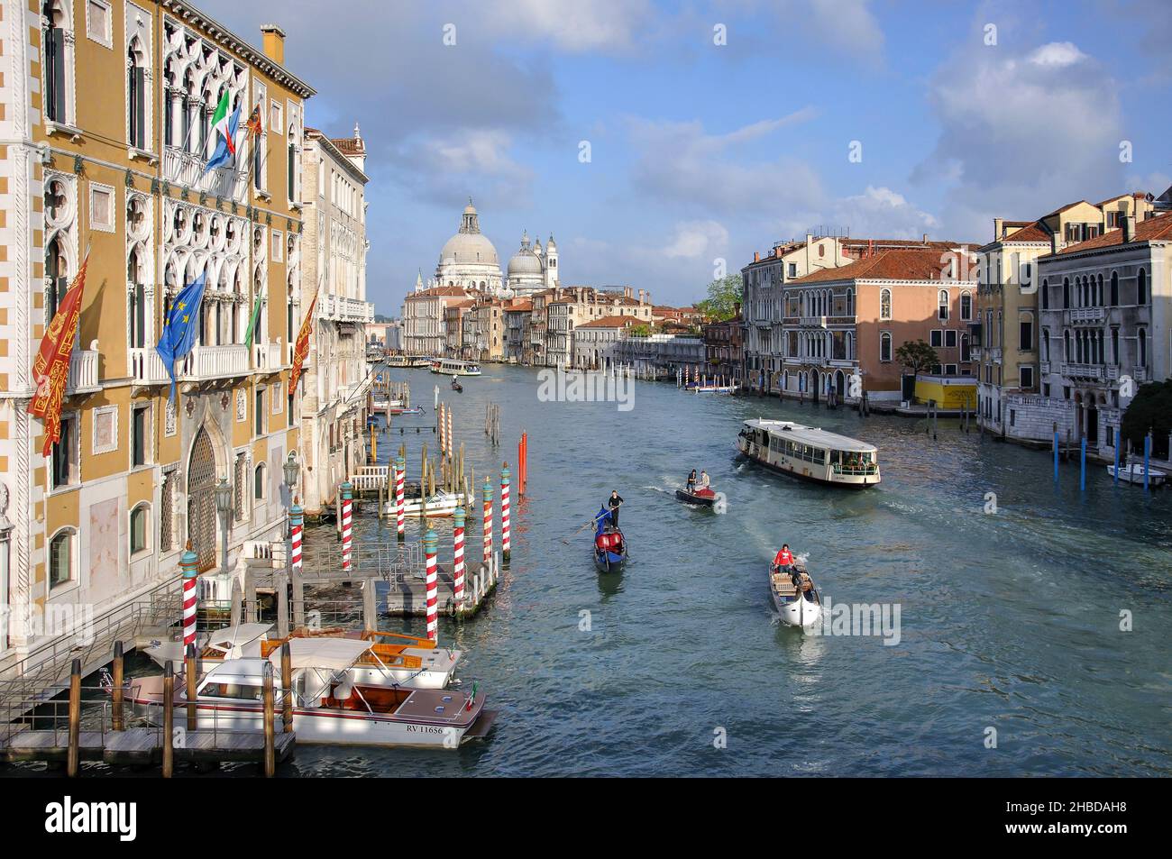 Grand Canal, Venise (Venise), Vénétie, Italie Banque D'Images