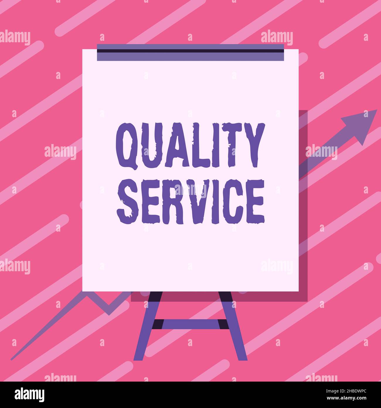 Légende conceptuelle Service de qualité.Mot pour savoir comment le ...