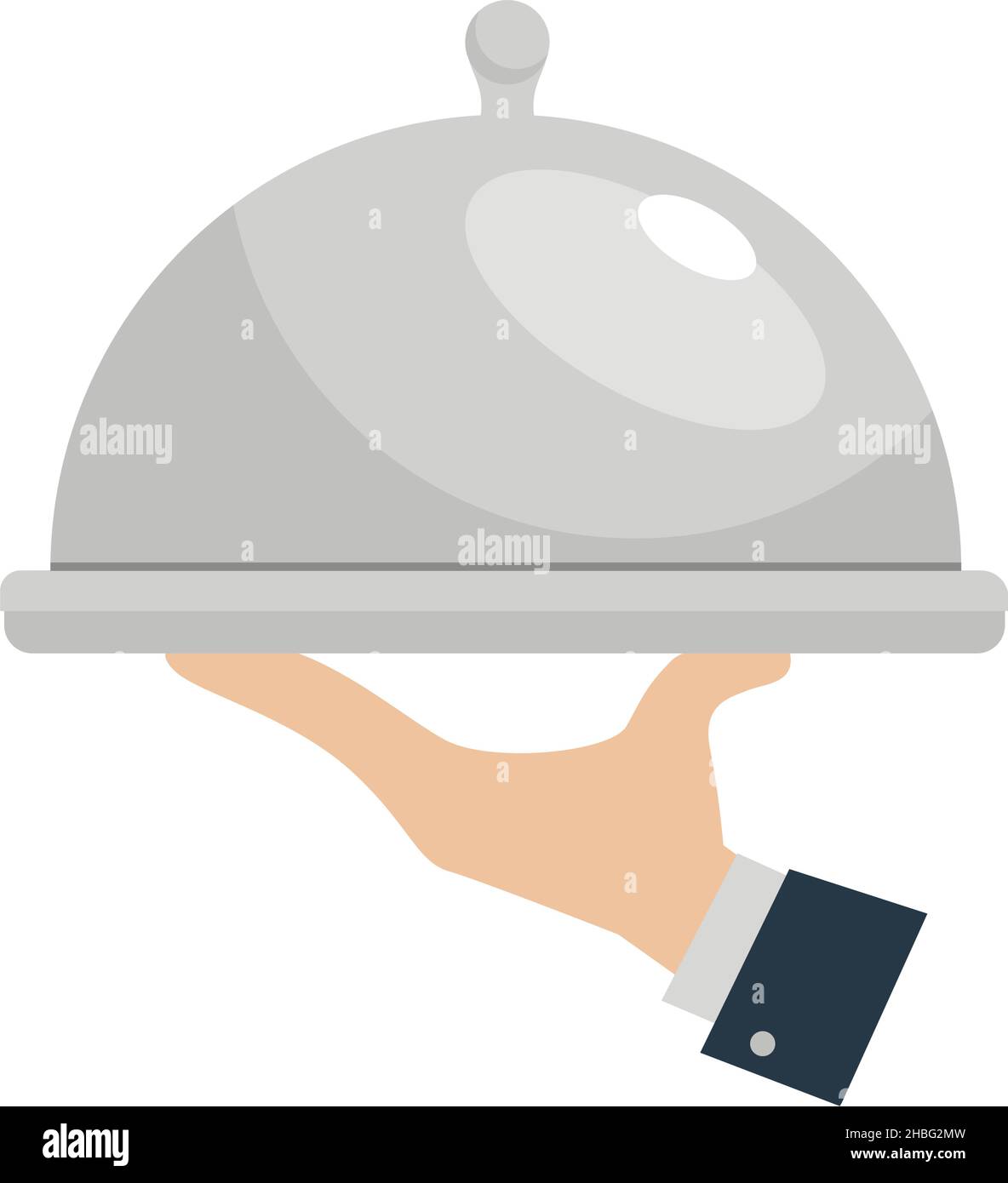 icône de la barre d'état des aliments illustration vectorielle de service dans un style plat isolé sur fond blanc Illustration de Vecteur