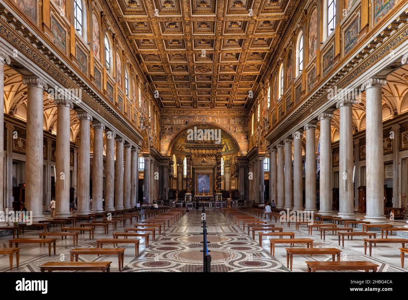 Basilica santa maria maggiore en roma Banque de photographies et d ...
