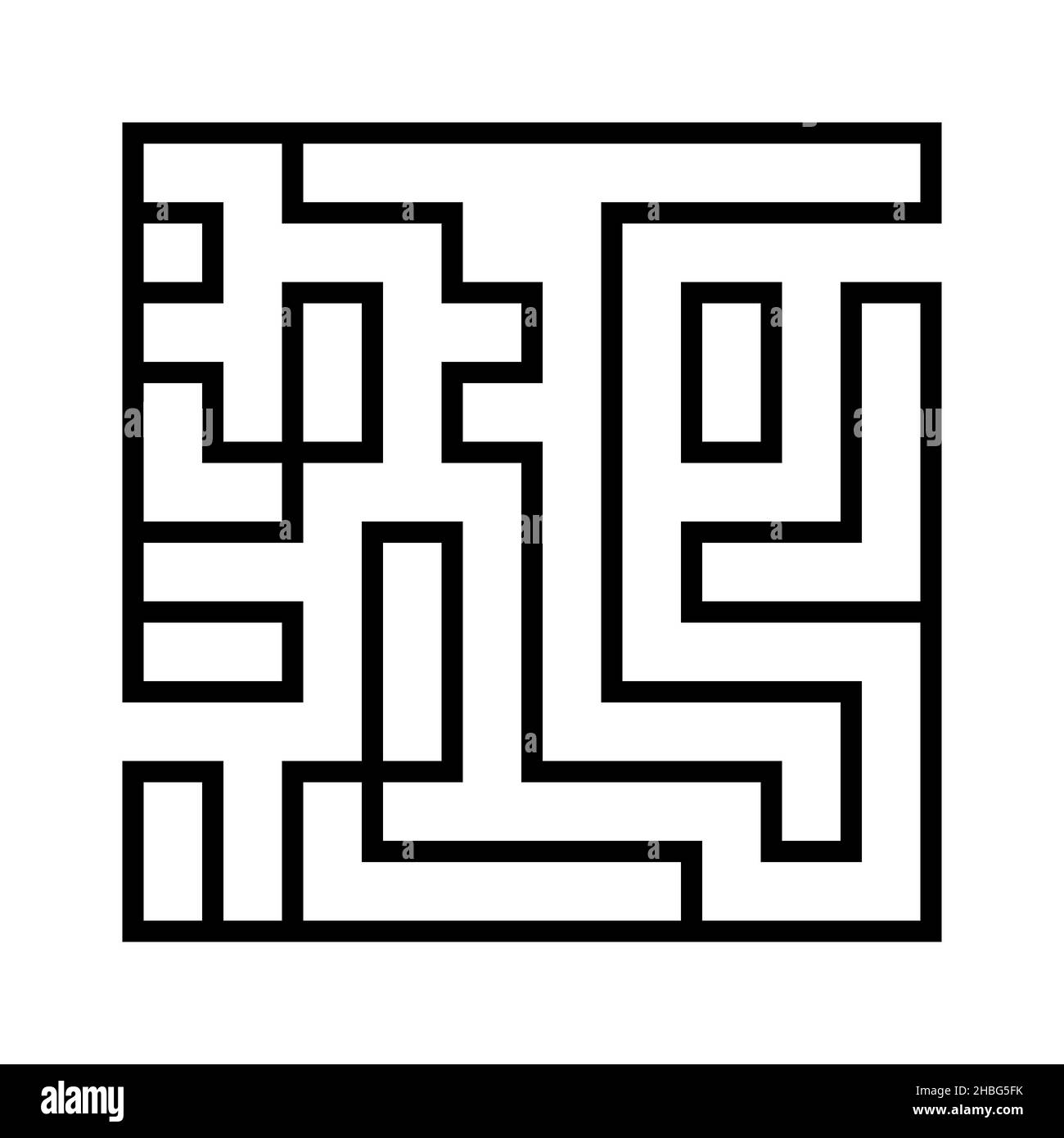 Labyrinthe logique pédagogique jeu de labyrinthe pour les enfants trouver la bonne manière d'illustration de stock Illustration de Vecteur