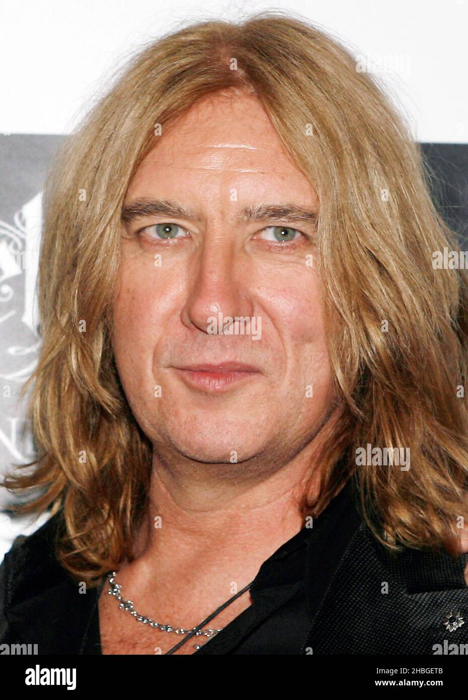 JO Elliott de DEF Leppard à l'implacable Kerrang Awards à la Brasserie, Londres. Banque D'Images