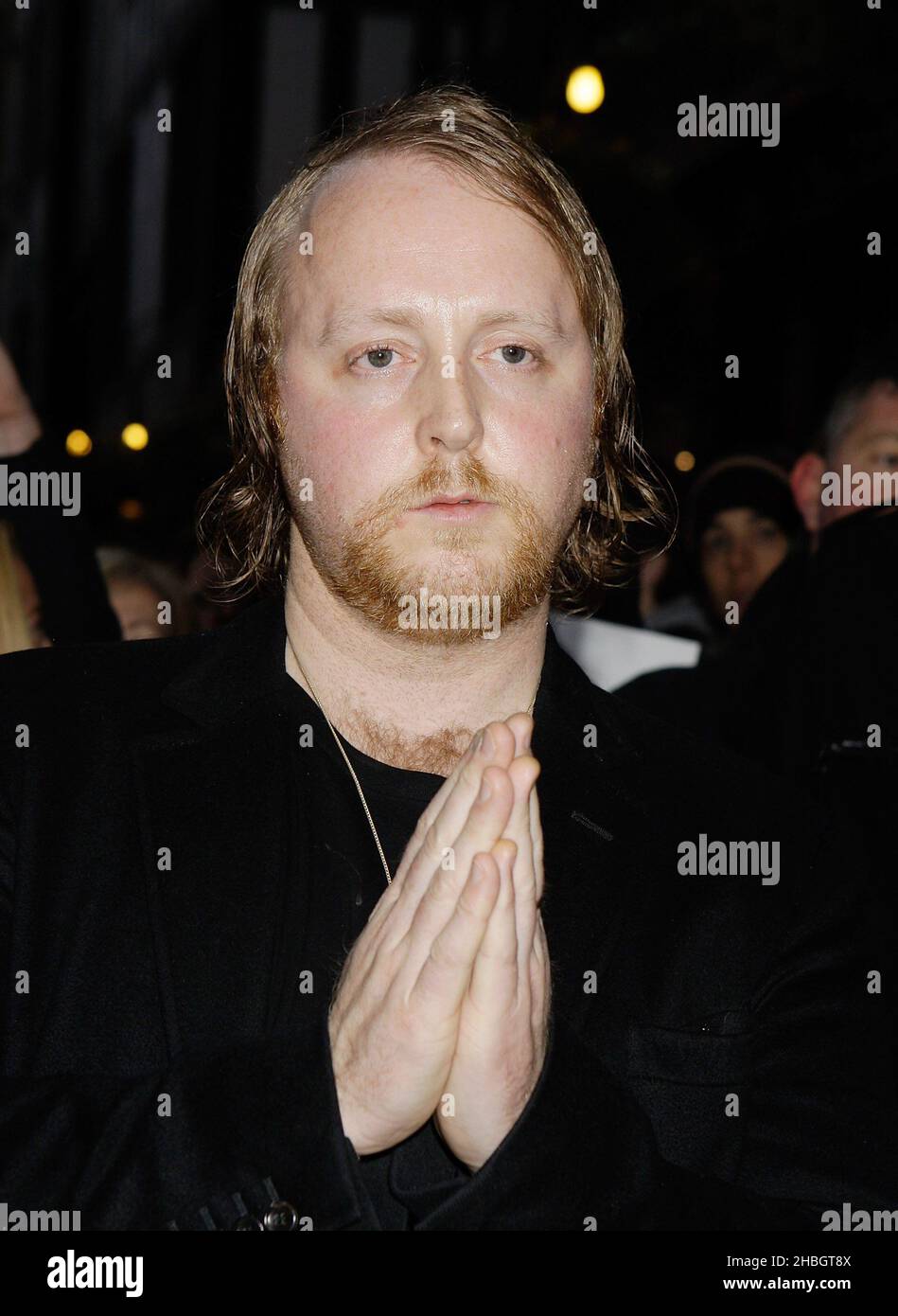 James McCartney participe au lancement du livre Food by Mary McCartney au Liberty's Store, dans le centre de Londres. Banque D'Images