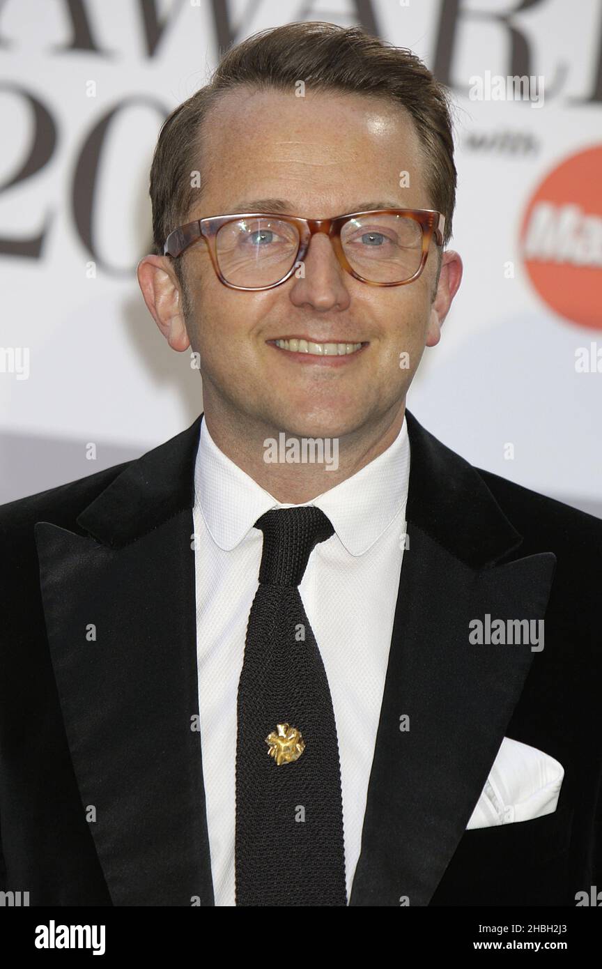 Tim Rhys Evans au Classic Brit Awards 2012 au Royal Albert Hall Banque D'Images