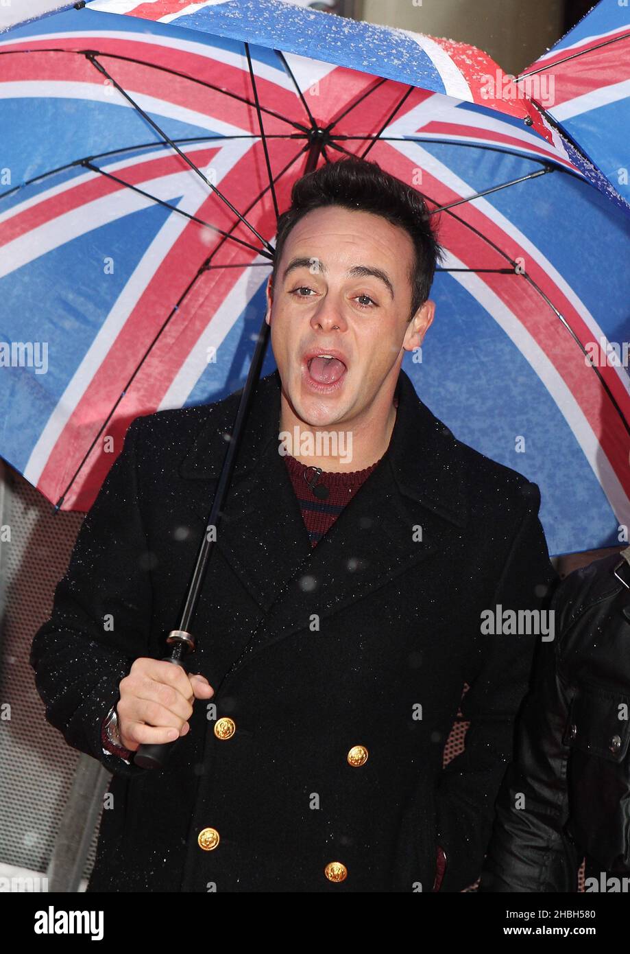 ANT McPartlin de Ant et DEC arrive aux Got Talent Auditions de Grande-Bretagne au Palladium dans le centre de Londres. Banque D'Images ANT McPartlin de Ant et DEC arrive aux Got Talent Auditions de Grande-Bretagne au Palladium dans le centre de Londres. Banque D'Images