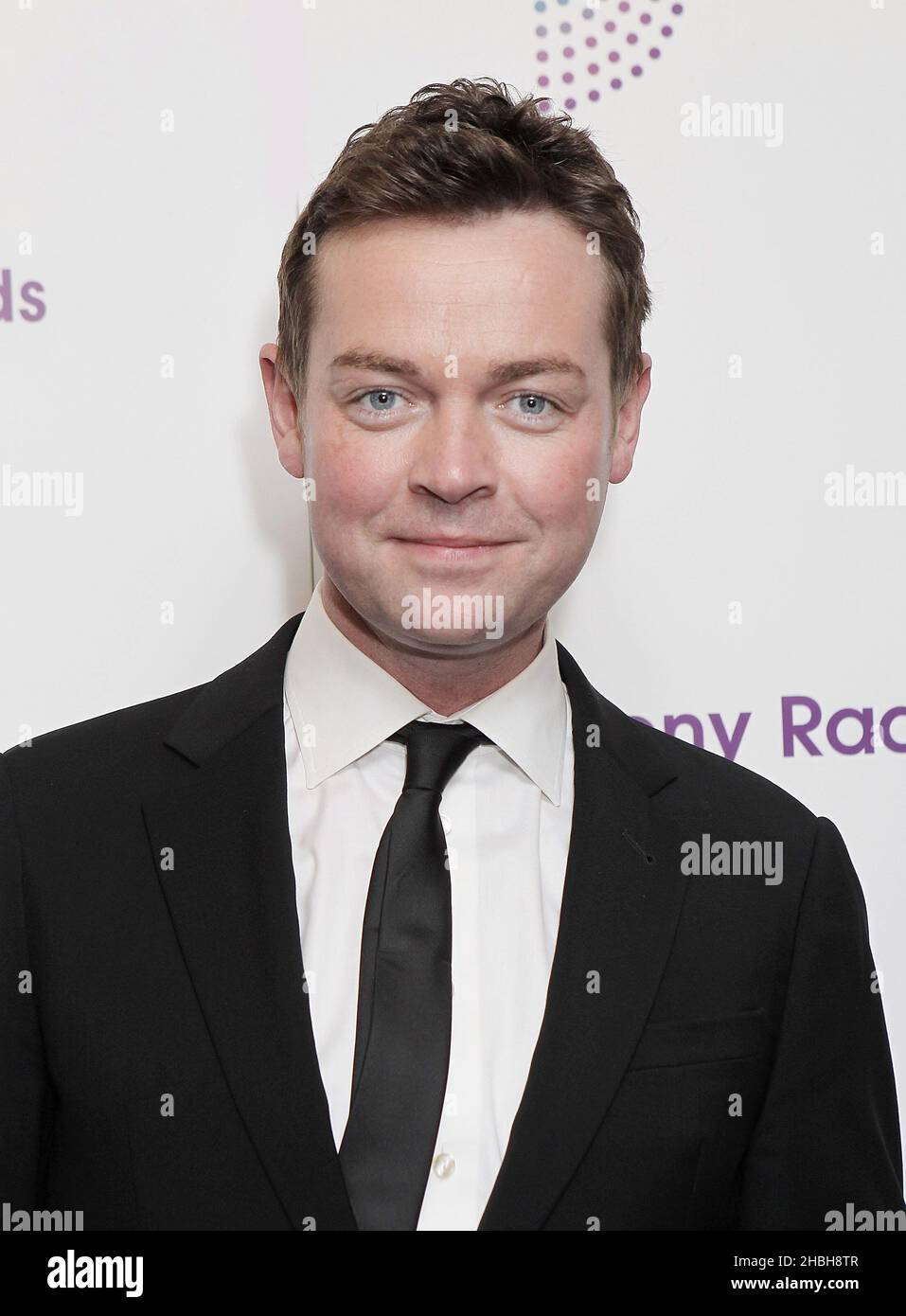 Stephen Mulhern participe aux Sony radio Academy Awards au Grosvenor House Hotel de Londres. Banque D'Images