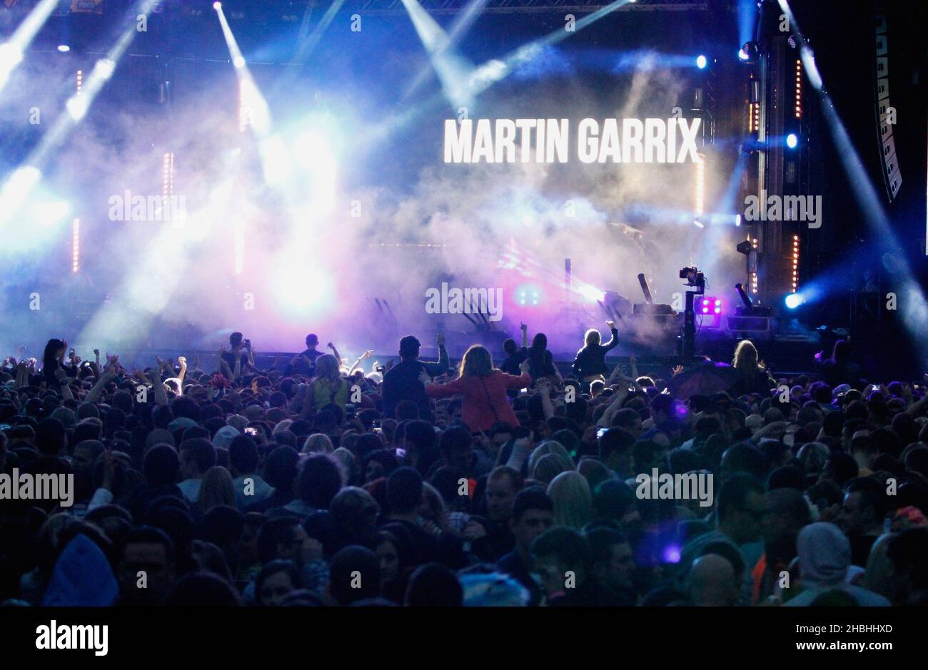 Martin Garrix DJ sur scène lors du festival BBC radio 1 Big Weekend à  Glasgow, en Écosse Photo Stock - Alamy
