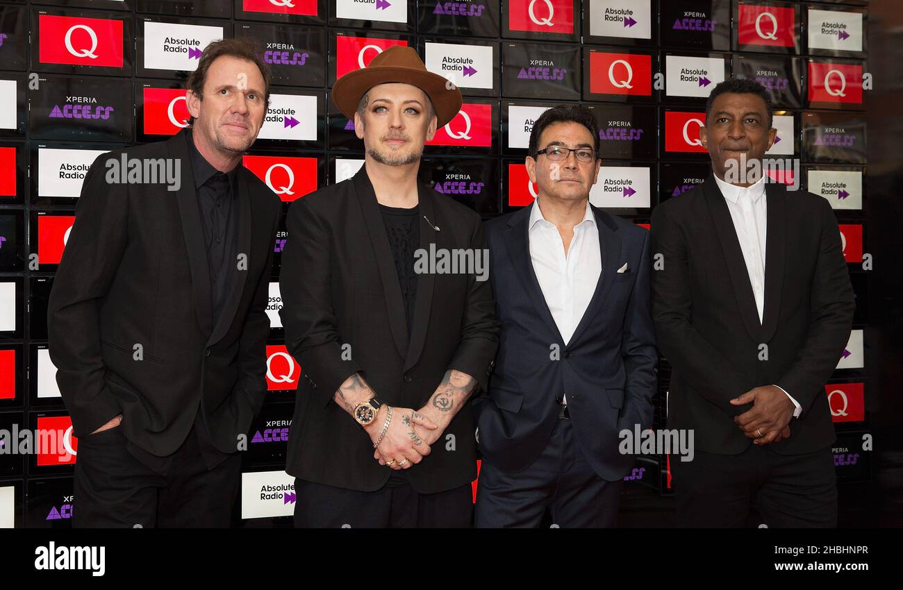 Boy George and Culture Club participant aux Xperia Access Q Awards au Grosvenor House Hotel de Londres. Banque D'Images