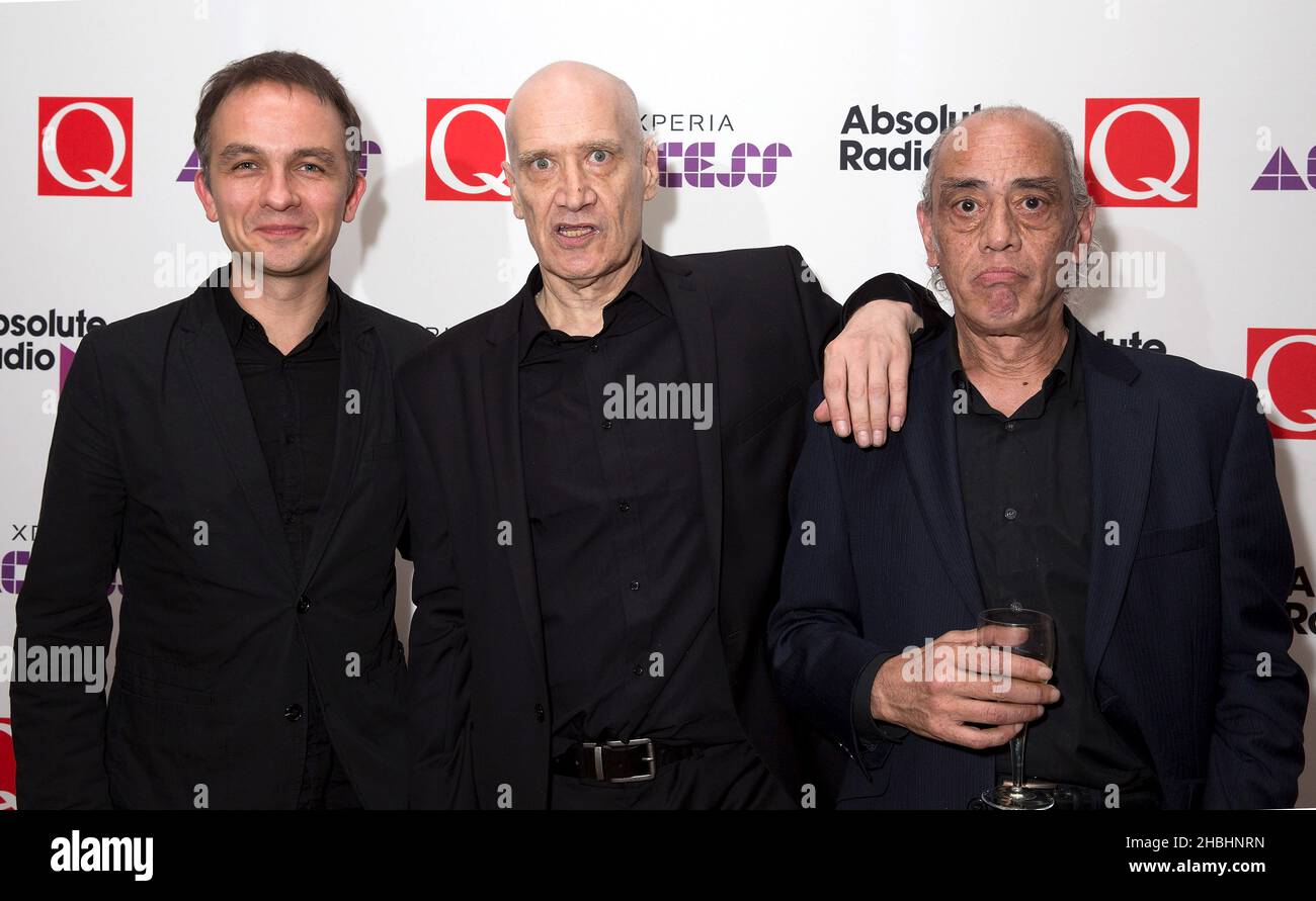 Wilko Johnson remporte le prix Q Icon au Xperia Access Q Awards au Grosvenor House Hotel de Londres. Banque D'Images