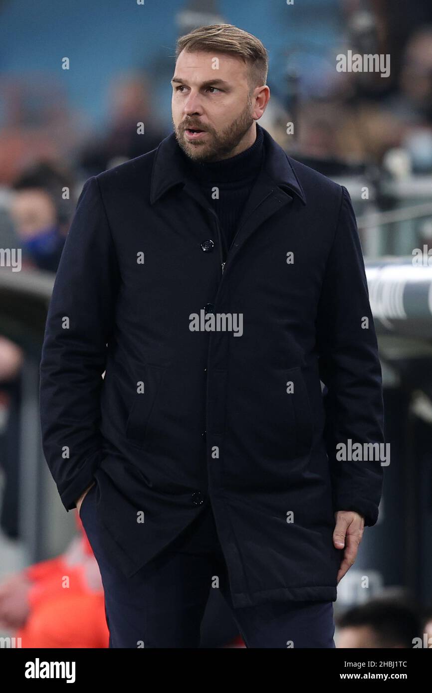 Genova, Italie.19th décembre 2021.Paolo Zanetti (Venezia FC) pendant UC Sampdoria vs Venezia FC, italie football série A match à Genova, Italie, décembre 19 2021 crédit: Independent photo Agency/Alay Live News Banque D'Images
