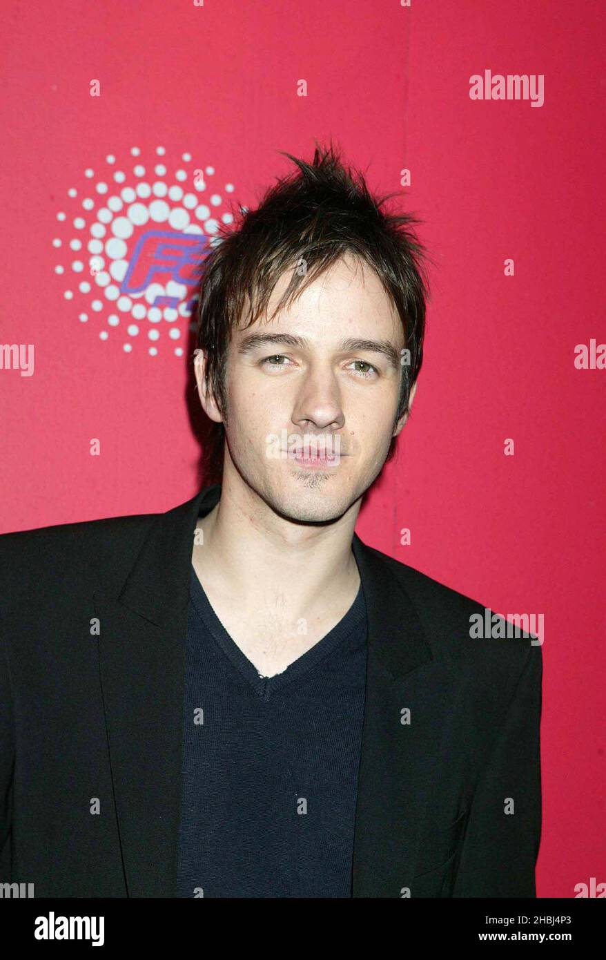 Alistair Griffin, deuxième candidat à la finale de la Fame Academy, à l'Academy de Highgate North London. Banque D'Images