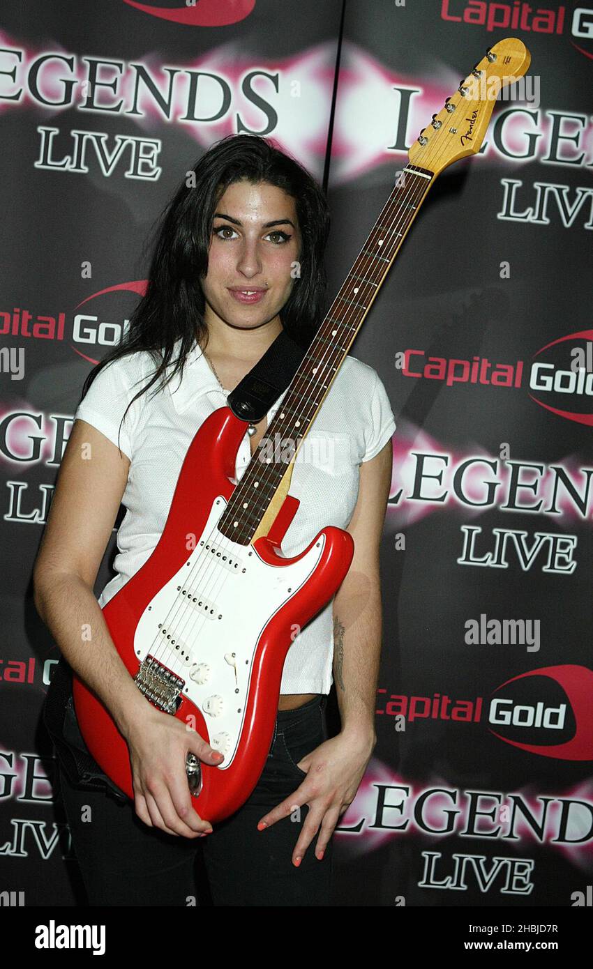 Amy Winehouse lors de la répétition avant la représentation de demain de Wembley Arena du