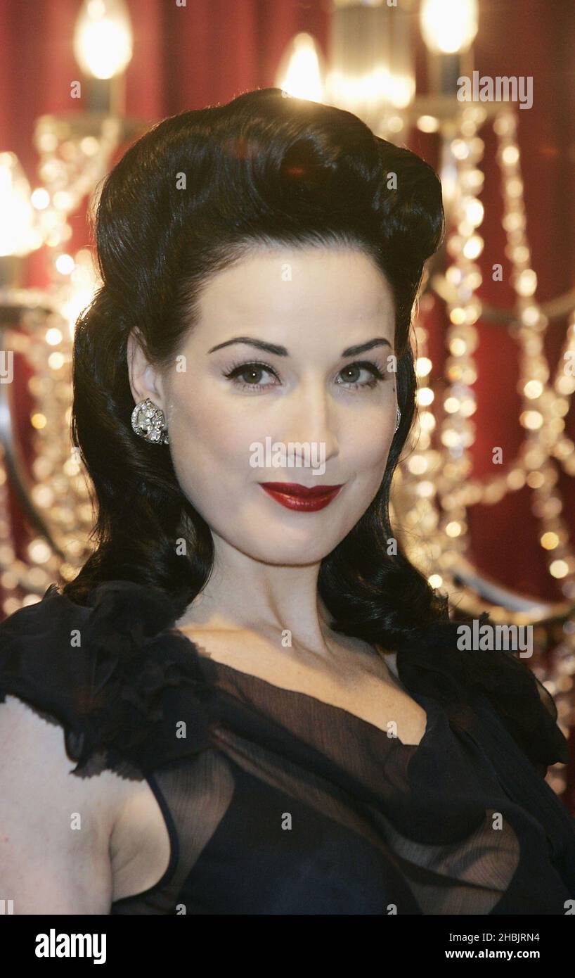 DITA Von Teese. Banque D'Images