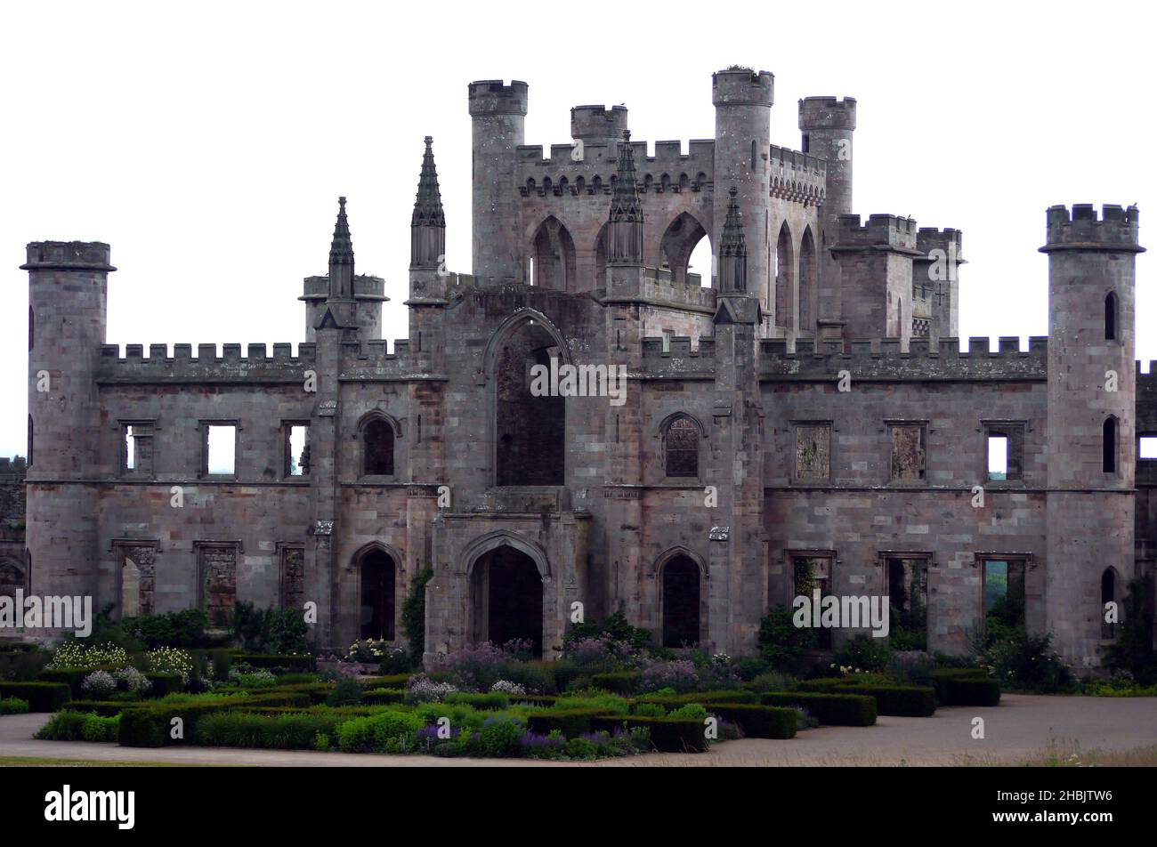 Lowther Castle Country House & Gardens, parc national de Lake District, Cumbria, Angleterre, Royaume-Uni. Banque D'Images