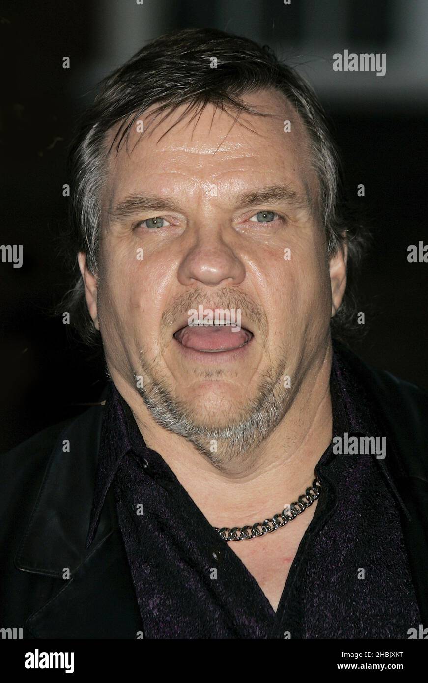 Meat Loaf participe à la fête de lancement de son nouvel album « Bat Out of Hell III: The Monster is Loose », au Staple Inn Hall le 3 août 2006 à Londres. Le crédit photo devrait être le suivant : Banque D'Images