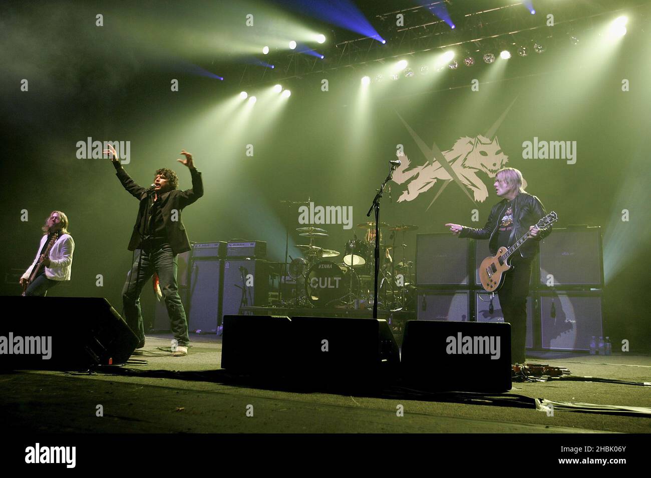 Ian Astbury et Billy Duffy, du culte de la Brixton Academy, Londres, le 22 septembre 2006. Banque D'Images