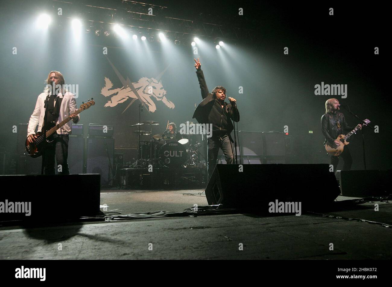 Ian Astbury et Billy Duffy, du culte de la Brixton Academy, Londres, le 22 septembre 2006. Banque D'Images