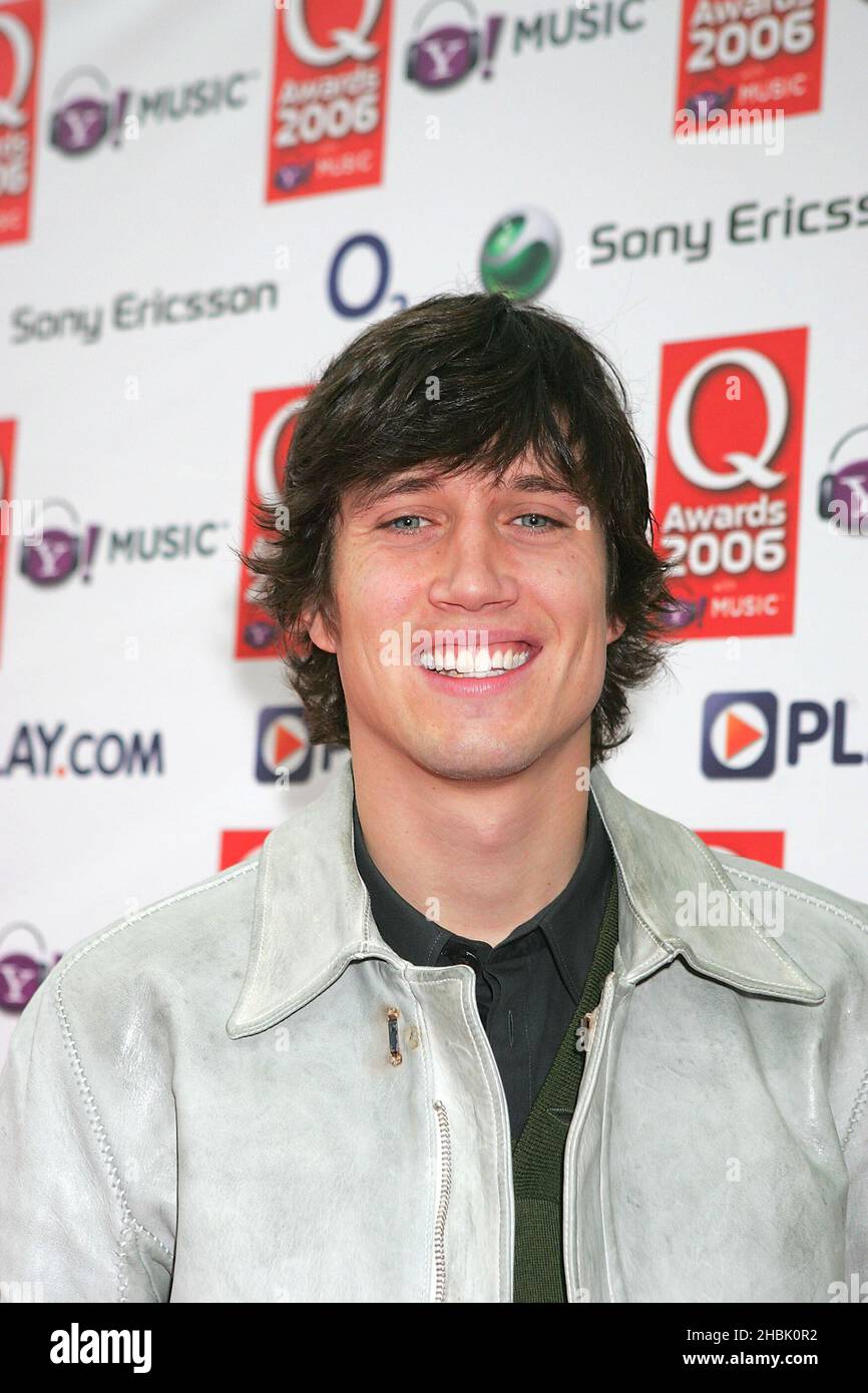 Vernon Kay arrivée aux Q Awards 2006 à l'hôtel Grosvenor House, Londres, le 30 octobre 2006. Divertissement Banque D'Images