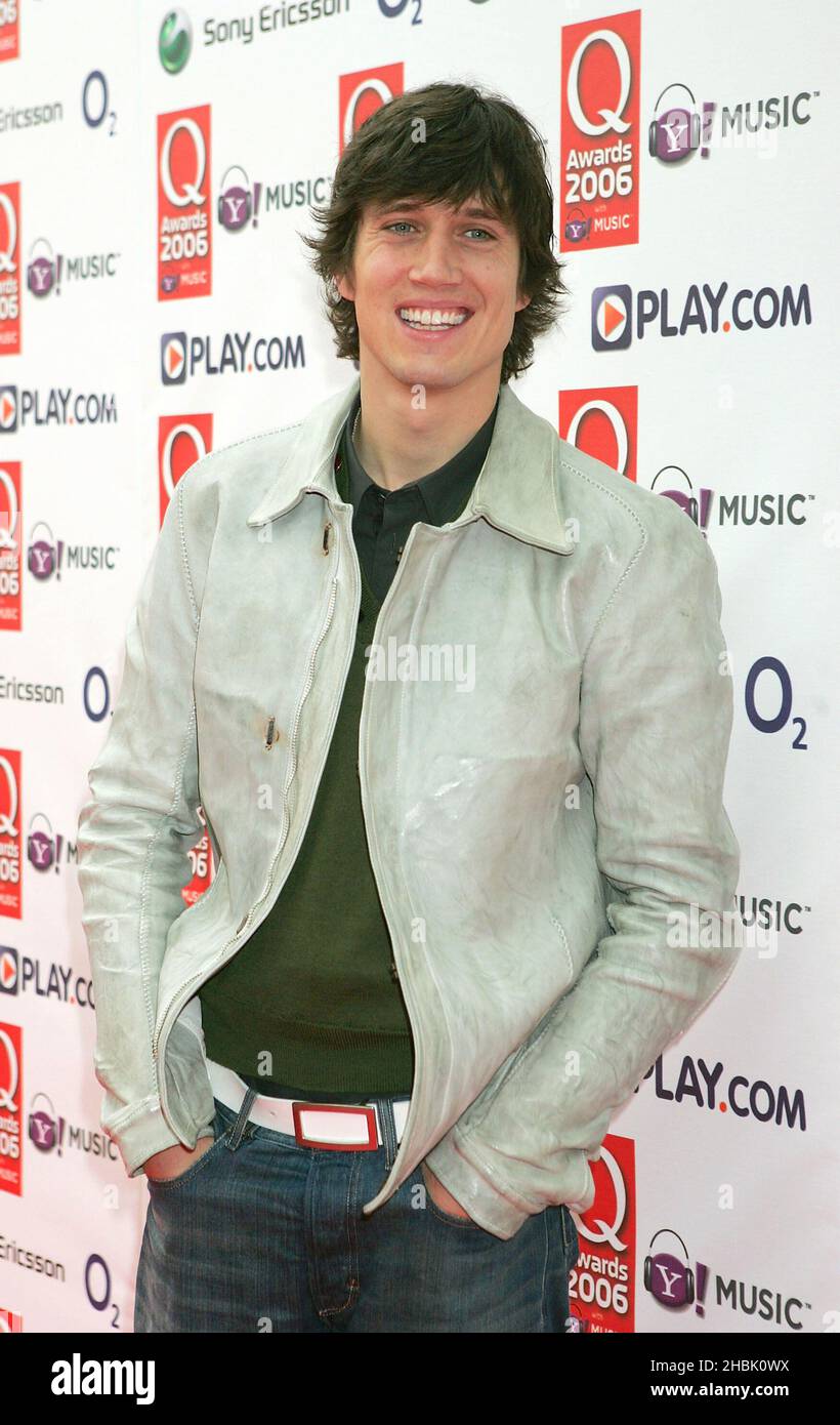 Vernon Kay au Q Awards 2006 qui a eu lieu à l'hôtel Grosvenor House le 30 octobre 2006 à Londres. Divertissement Banque D'Images