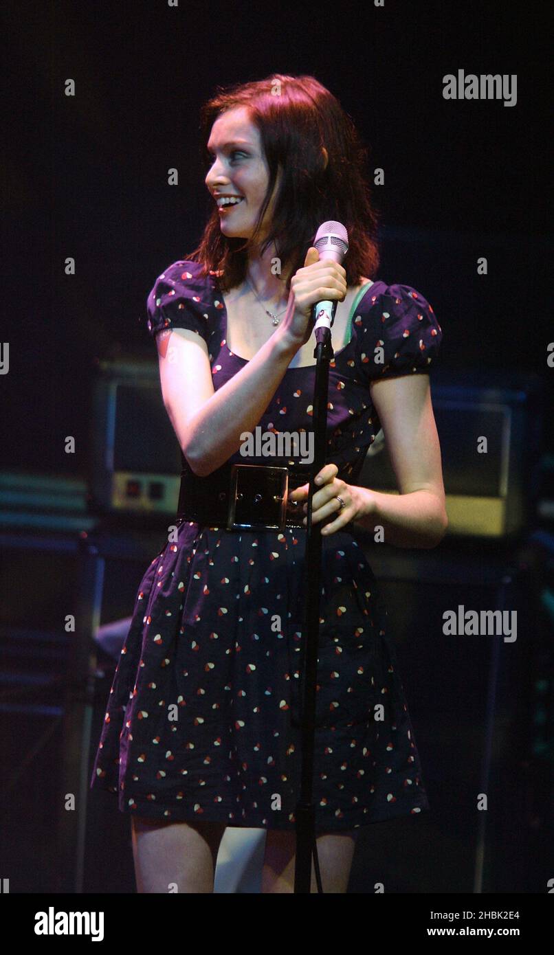 Sophie Ellis Bextor joue sur scène avec le sentiment au GAY Astoria à Londres, le 27 janvier 2007. Banque D'Images Sophie Ellis Bextor joue sur scène avec le sentiment au GAY Astoria à Londres, le 27 janvier 2007. Banque D'Images