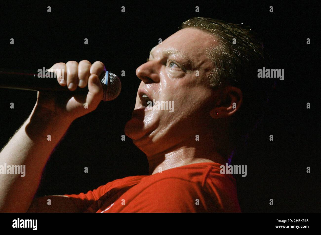 Andy Bell of Erasure se produit au G-A-y Astoria le 19 mai 2007 dans le centre de Londres. Banque D'Images