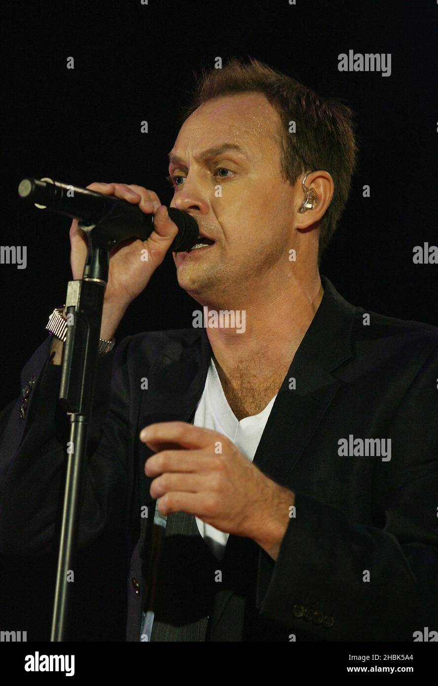 Jason Donovan en concert au Hammersmith Apollo à Londres le 25 mai 2007. Banque D'Images