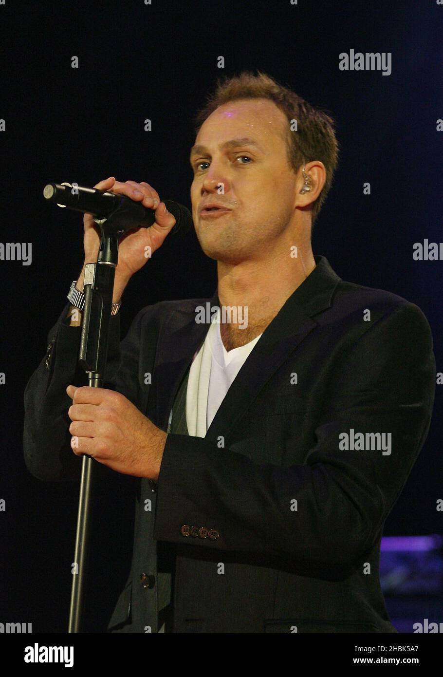 Jason Donovan en concert au Hammersmith Apollo à Londres le 25 mai 2007. Banque D'Images