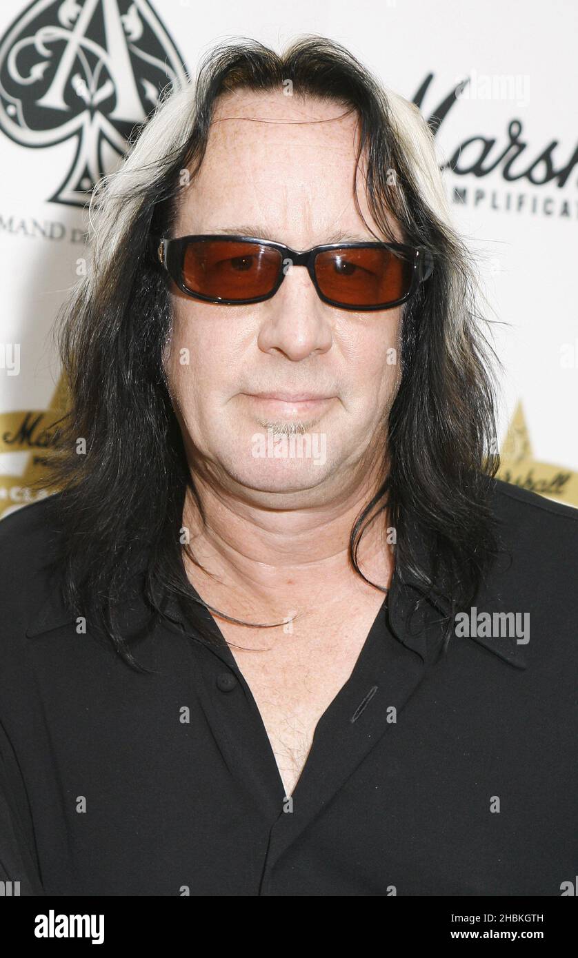 Todd Rundgren au Classic Rock Roll of Honors Awards au Park Lane Hotel, Londres. Banque D'Images