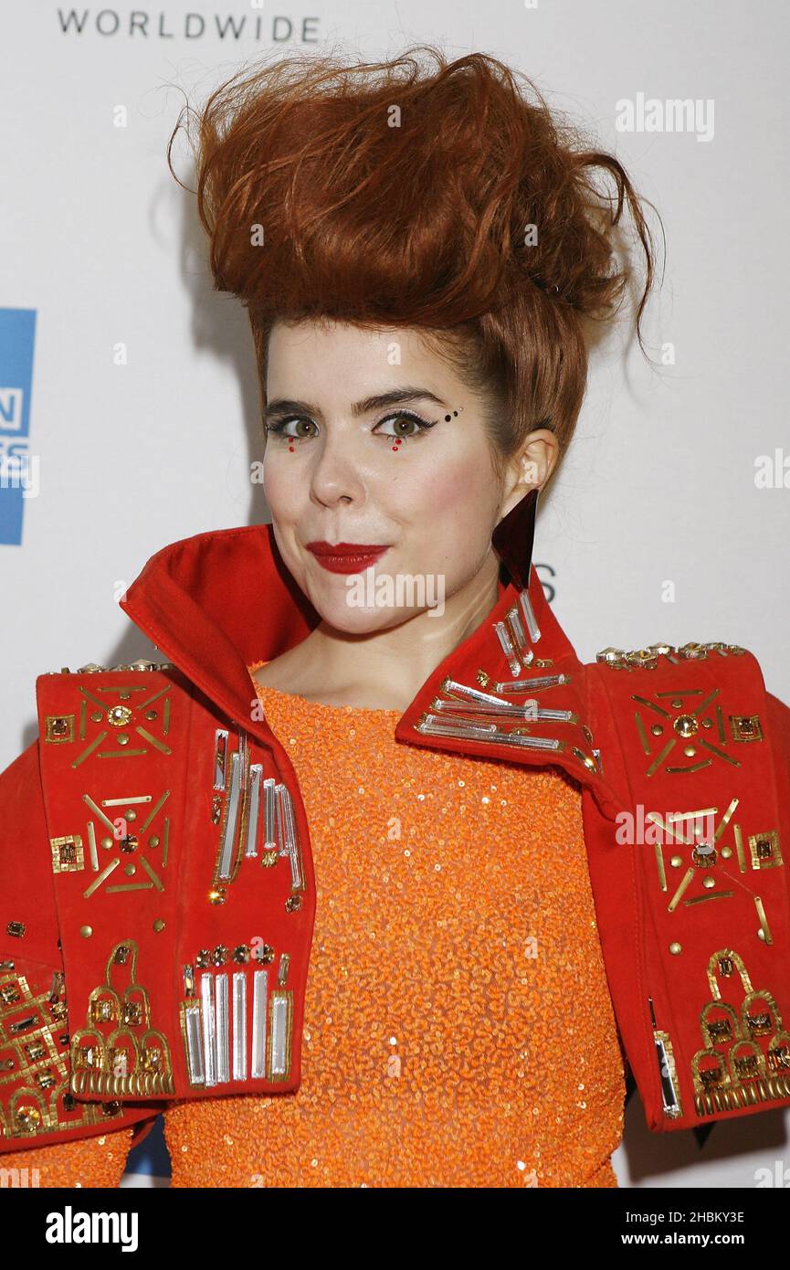 Paloma Faith arrive à son lancement d'album à l'Orchid, Londres, le 9,2009 décembre. Banque D'Images