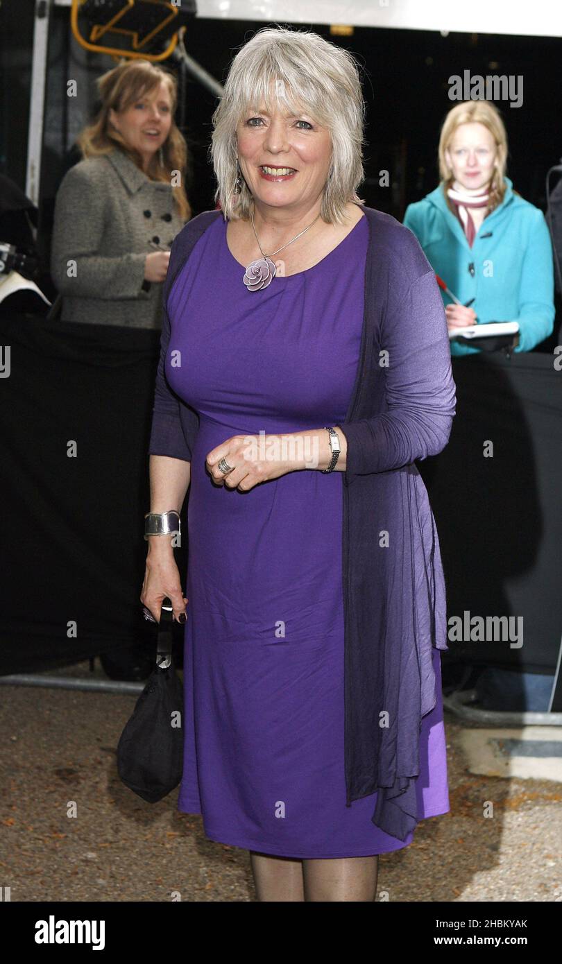 Alison Steadman arrive pour les British Comedy Awards 2009 aux LWT Studios de Londres. Banque D'Images