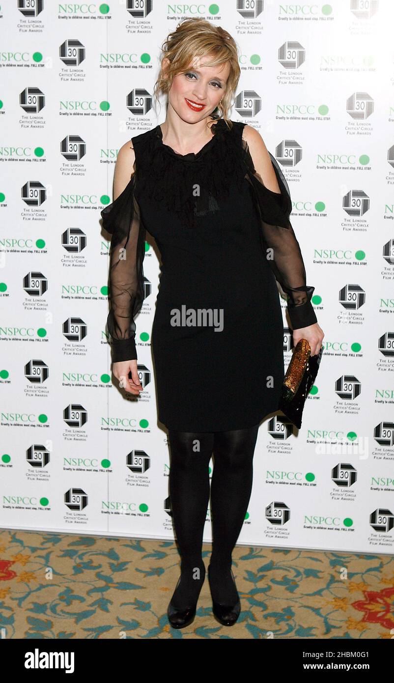 Anne-Marie Duff arrive au London Crivers' Circle film Awards au Landmark Hotel, Londres, le 18,2010 février. Banque D'Images