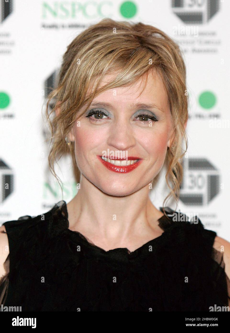 Anne-Marie Duff arrive aux London Criticss' Circle film Awards au Landmark Hotel, Londres. Banque D'Images