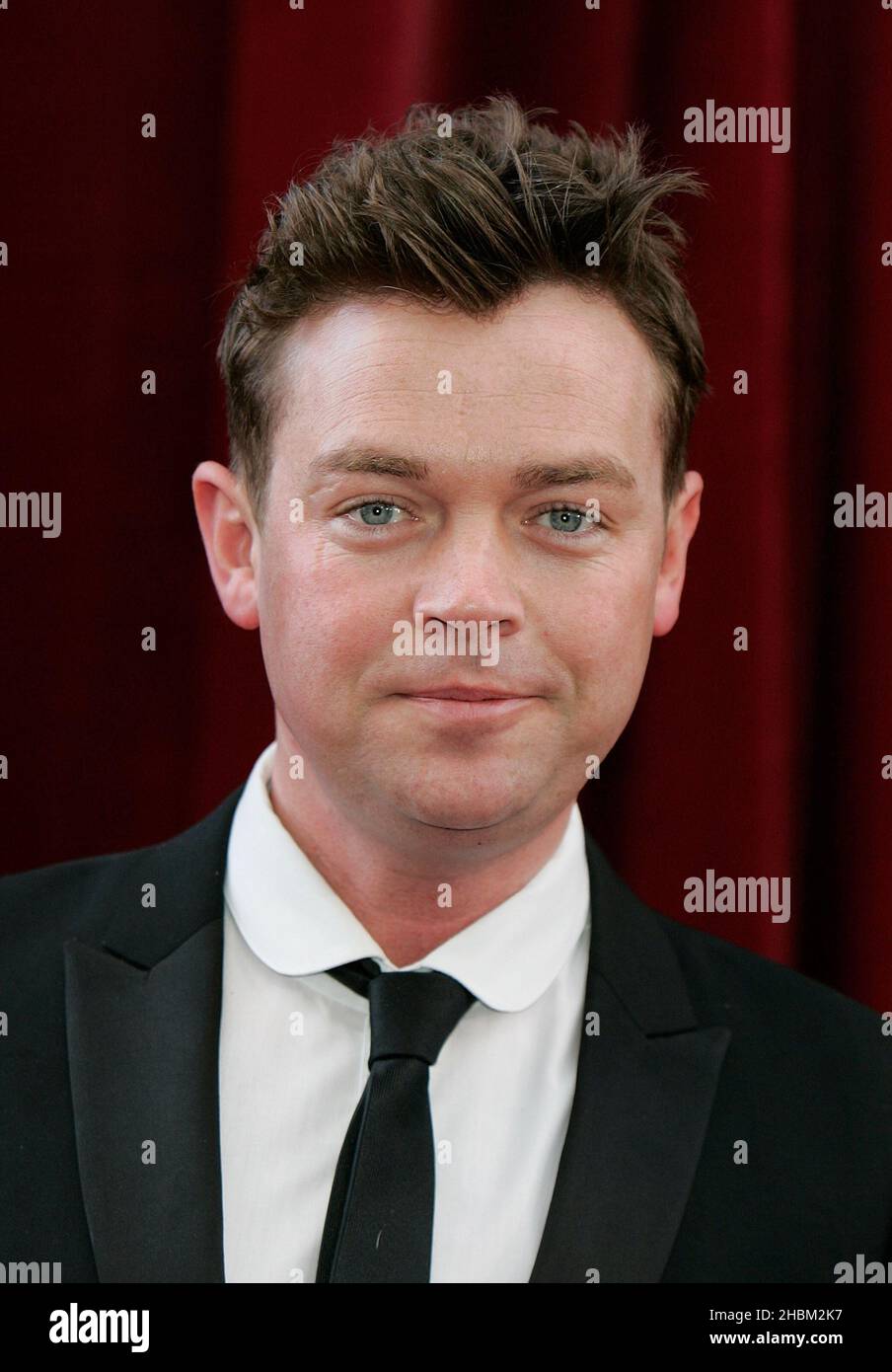 Stephen Mulhern arrive pour un « public avec Michael Buble » aux London Studios, dans le centre de Londres. Banque D'Images